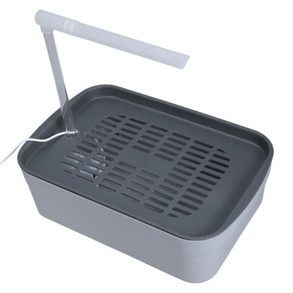 Banhadeira Elétrica para Pássaros 4X7B com Alimentação USB, Bacia de Banho para Papagaios, Para Cuidados de Aves em Casa com Controle Fácil do Fluxo de Água