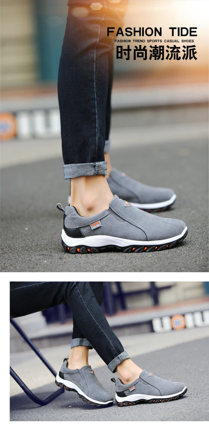 Men's Fashionable Casual Sports Shoes, Outdoor Walking and Hiking Shoes, Loafers, Comfortable Shoes, Lightweight, Plus Size38-50