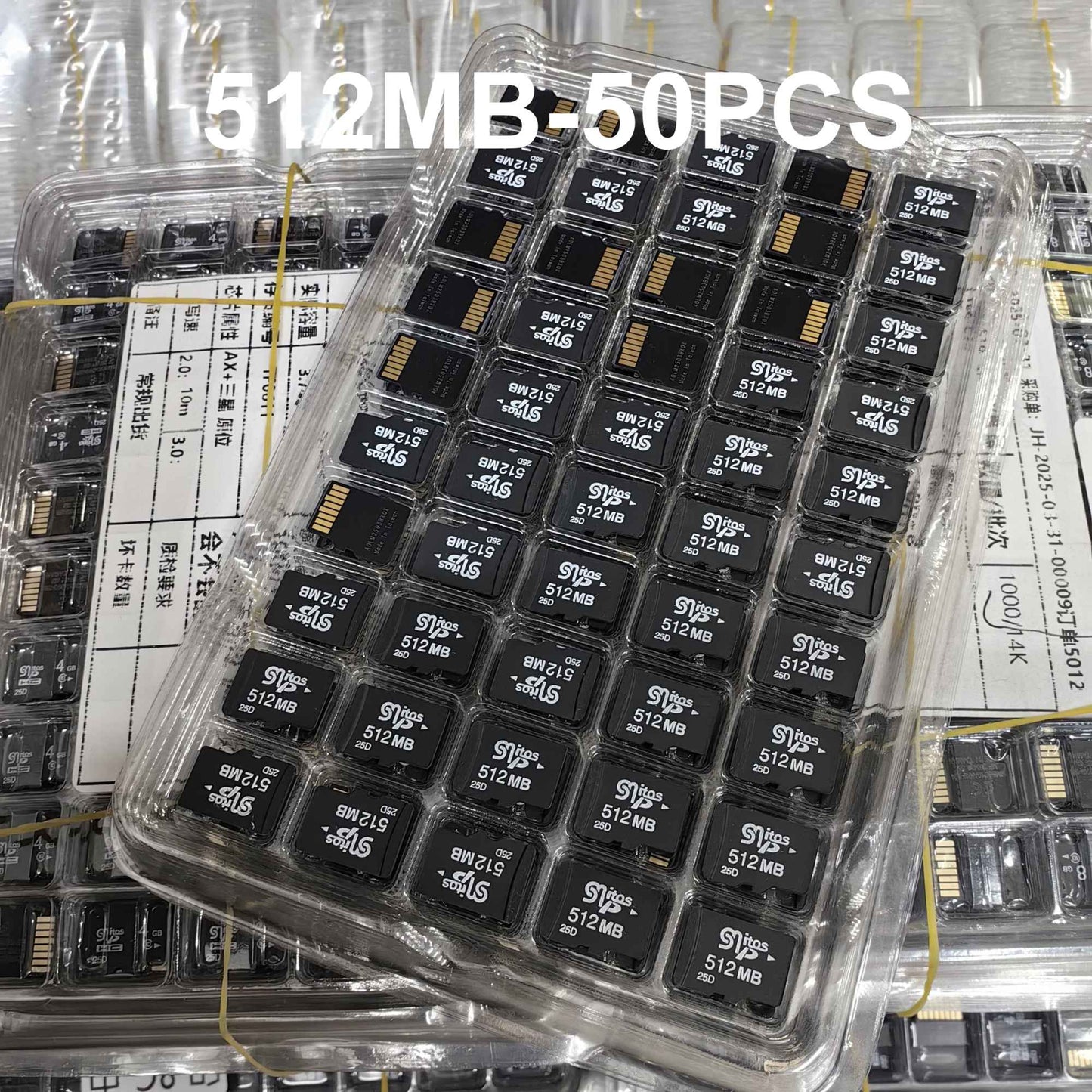 ?CeaMere 50Pcs SD TF Card Bundle, 2GB/8GB/32GB/64GB Class 10 U3 Memory Card for Smartphones Cameras Drones Action Cameras Table