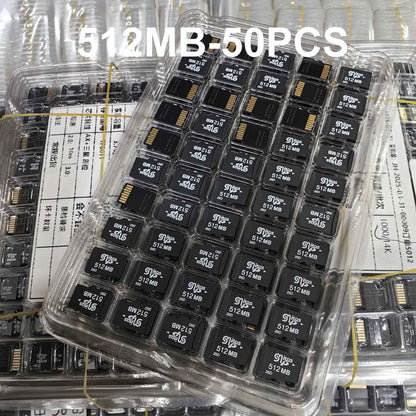 ?CeaMere 50Pcs SD TF Card Bundle, 2GB/8GB/32GB/64GB Class 10 U3 Memory Card for Smartphones Cameras Drones Action Cameras Table