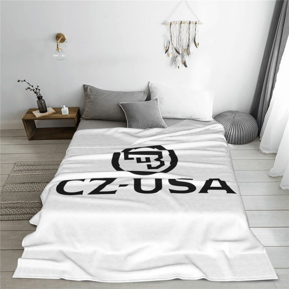 Ceska Zbrojovka CZ Blankets Flannel Sofa Throw Blanket Portable for Couch Bedding Outdoor Throws Bedspread Quilt