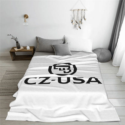 Ceska Zbrojovka CZ Blankets Flannel Sofa Throw Blanket Portable for Couch Bedding Outdoor Throws Bedspread Quilt