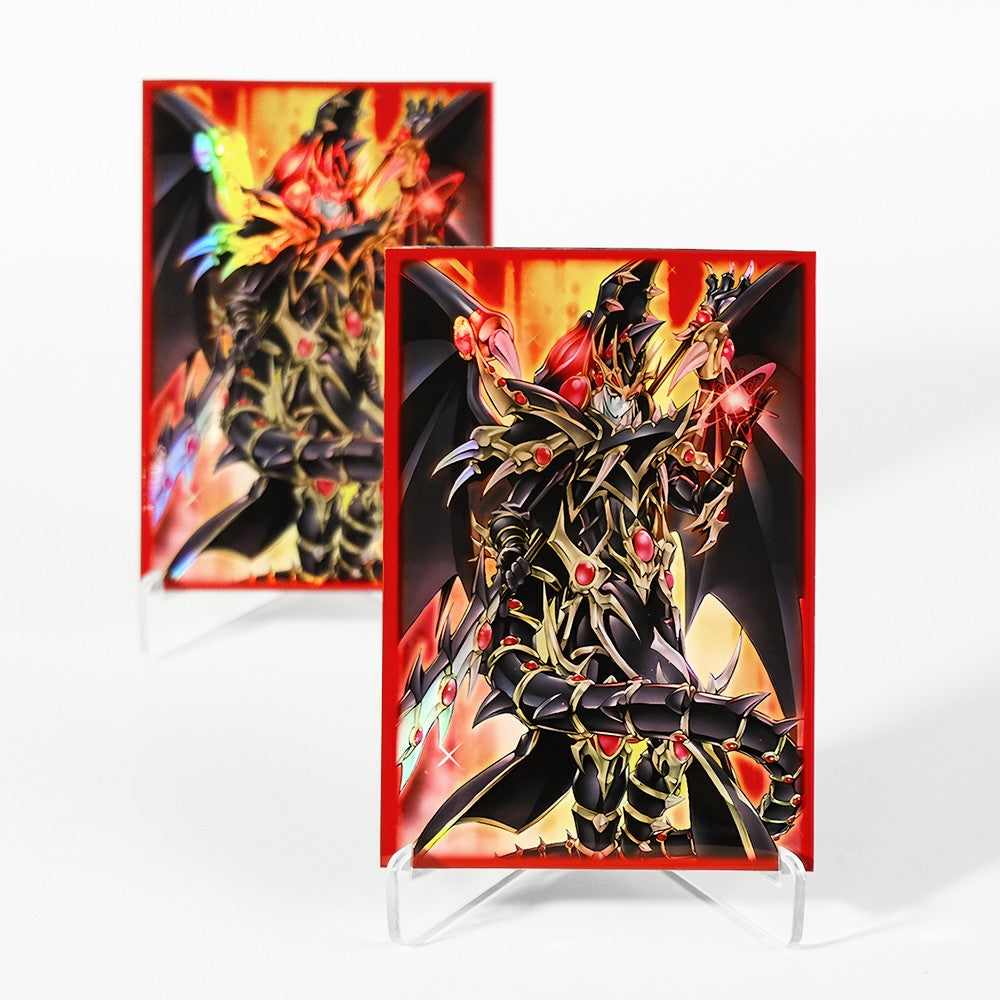 50PCS 63*90mm Flashing Anime Japanese Size Card Sleeves Anti-rasgo e Anti-desgaste Protetores de Cartas Compatíveis com Cartas YGO