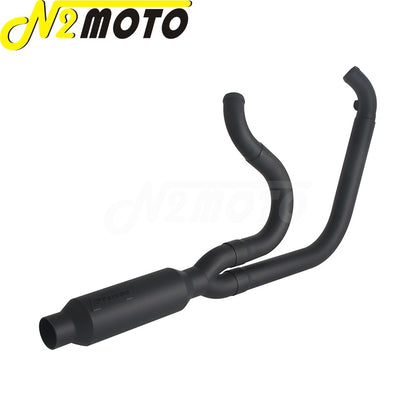 Motorcycle 2-into-1 Exhaust Muffler System For Harley Touring Electra Glide FLHTI FLHTK FLHTPI FLHTKL FLHTCUI FLHTKSE 2017-2025