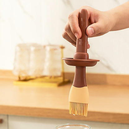 Silicone Oil Brush Temperature Resistant Oil Bottle Baking Pancake Barbecue Cooking Olive Oil BBQ Grilling Kitchen Gadget