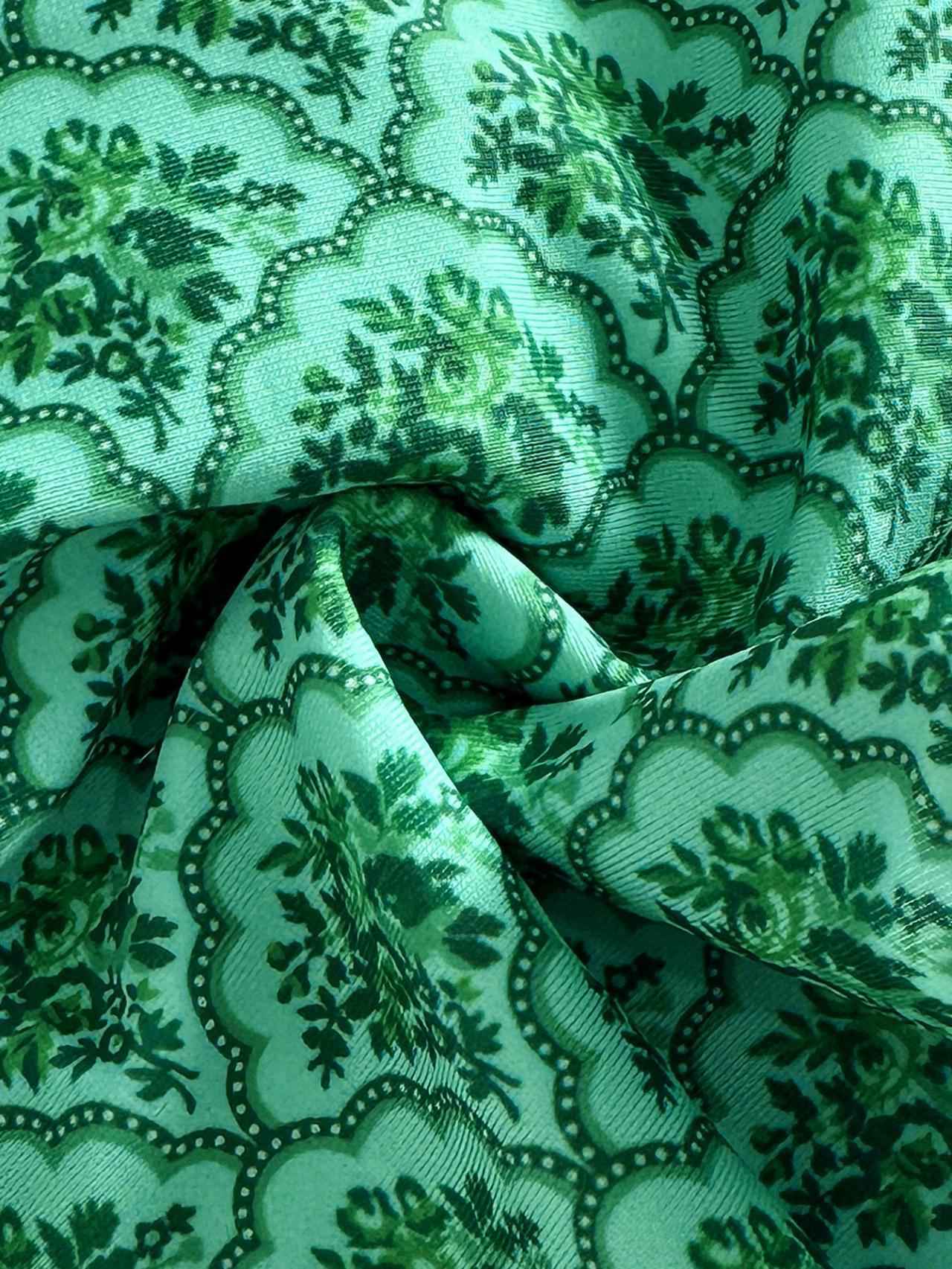 Sexy Bandeau Bikini 2025 Women Green Floral Pleate Push Up Padded Thong Swimsuit Summer Bathing Suit Two Piece Swimwear Biquini