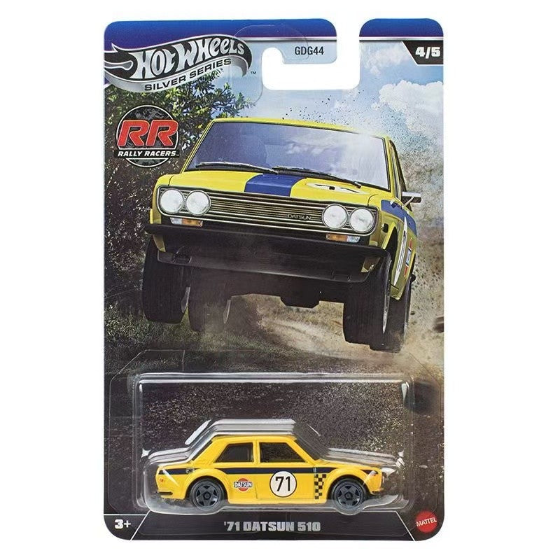 Hot Wheels Pop Culture Silver Label Rally Racing Series Car Model 1/64 Honda S800 Audi DieCast Cars Model Coleção Presente para Meninos