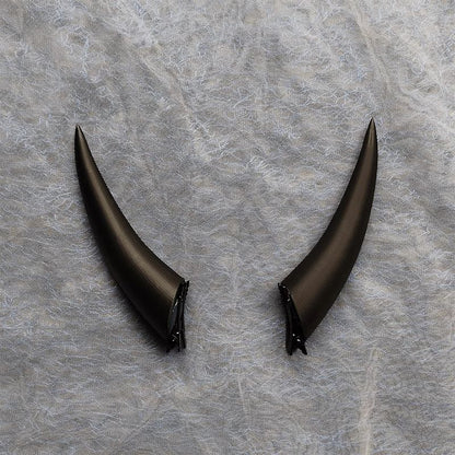 10/14/18cm Anime Gradient Halloween Devil Horns Head Clip Night Party Cosplay Headwear Dark Gothic Comic con Props Accessories