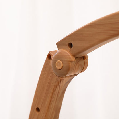 Baby Rattle Toy 0-12 Months Bed Bell Bracket Imitation Wood Grain Plastic Bed Bell Bracket Newborn Crochet Bed Bell Hanging Toys