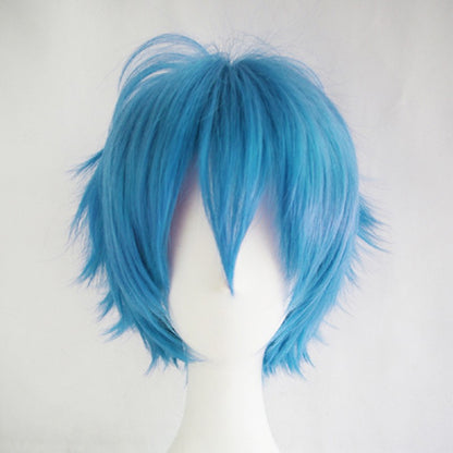Versatile colored Synthetic wig men's cosplay wigs anime wig set cosplay upturned short hair