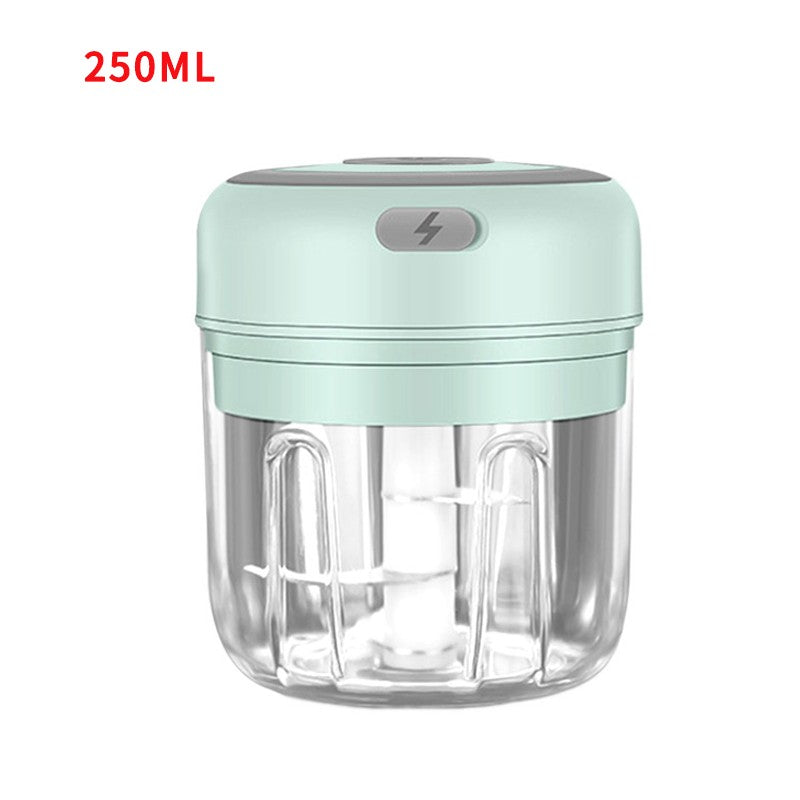 HiPiCok Moedor de Carne Elétrico Triturador de Alho Picador de Alimentos Mini Triturador de Alho Máquina de Moer Legumes USB Utensílios de Cozinha