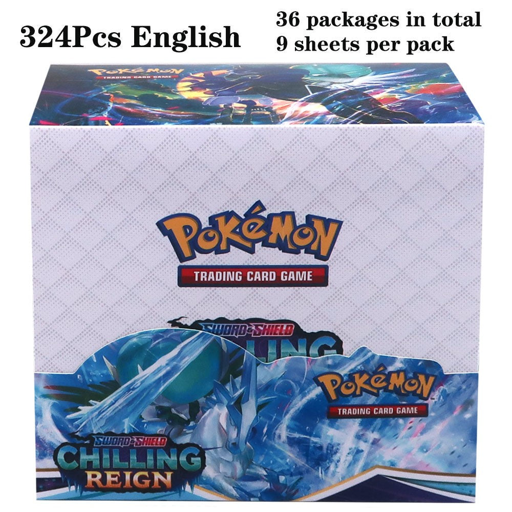 324 pçs/caixa Pokémon TCG: Sol e Lua, Escuridão Incendiada, 36 Pacotes, Caixa de Booster, Jogo de Cartas Pokémon, Brinquedos Colecionáveis, Jogo de Tabuleiro Prismático
