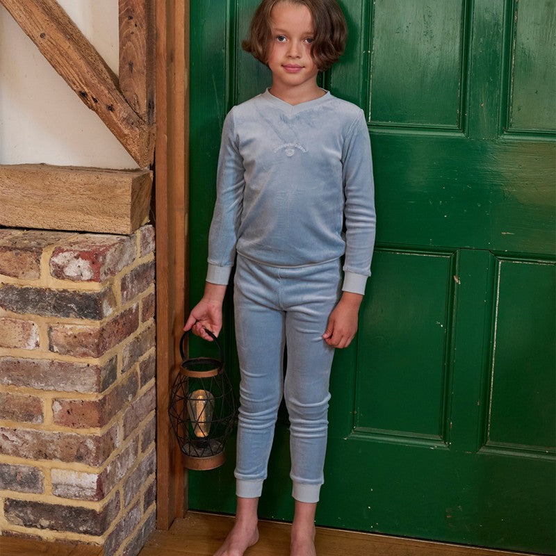 AS 2025 Velour lounge wear soft pjs family matching set dress footie clothes baby teen boys girls velour pajamas