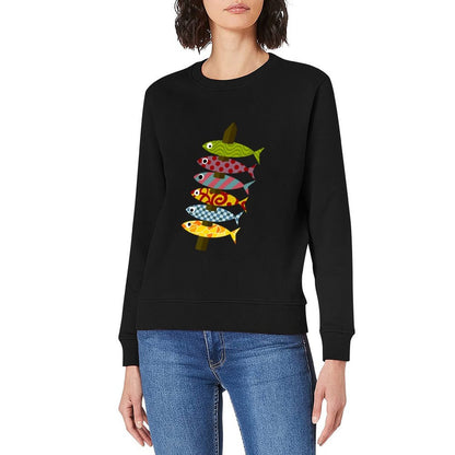 Fantasy Sardines Spits Pullover clothes for men tracksuit men clothing korean autumn clothes men sweatshirt