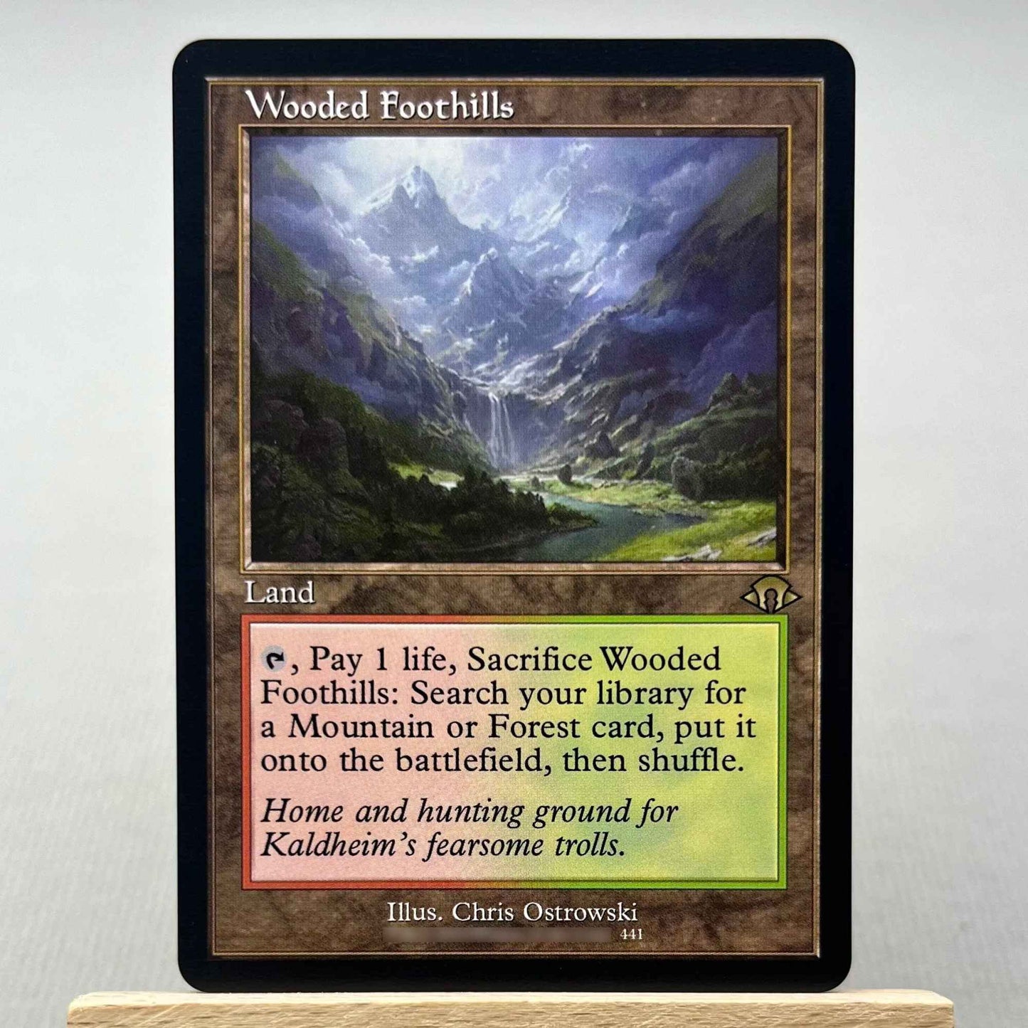 MH3 MH2 HOLO10-03 TCG Cartas Mágicas para Proxy de Jogo Caseiro terreno de busca Marsh Flats a Arid Mesa Misty Rainforest gathering