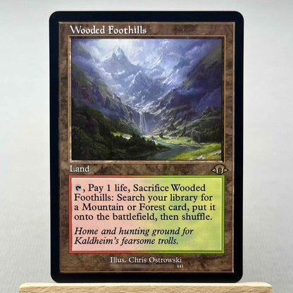 MH3 MH2 HOLO10-03 TCG Cartas Mágicas para Proxy de Jogo Caseiro terreno de busca Marsh Flats a Arid Mesa Misty Rainforest gathering
