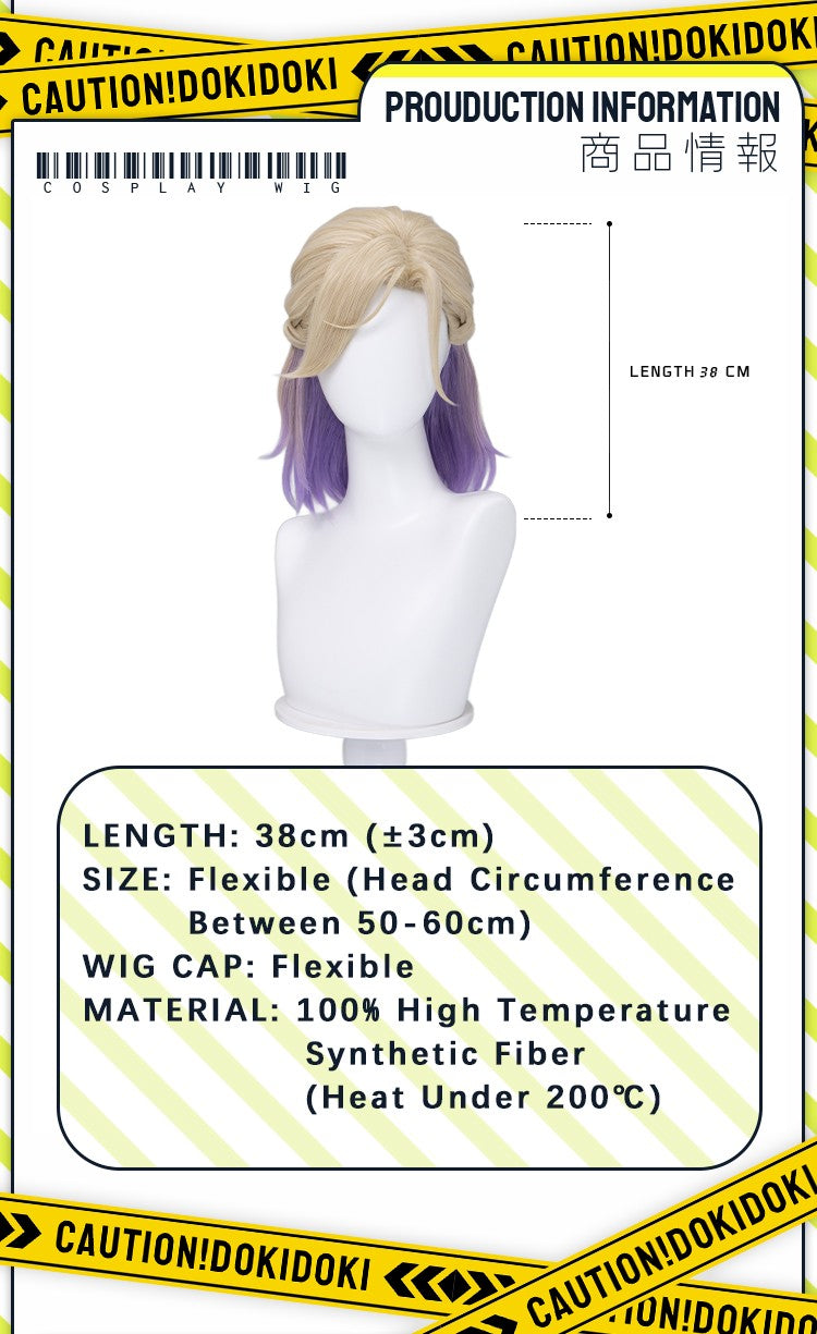 ?Ready for Ship?Idia Malleus Leona Vil Crowley Wig Game Cosplay DokiDoki Men 120cm Long Hair Fiber Idia Halloween  Free Wig Cap