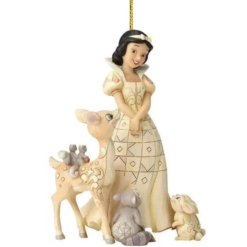 Disney Action Anime Figura Bonecas Princesa Enfeites de Natal Árvore de Natal Decoração de Pendurar Presente Artesanato de Natal