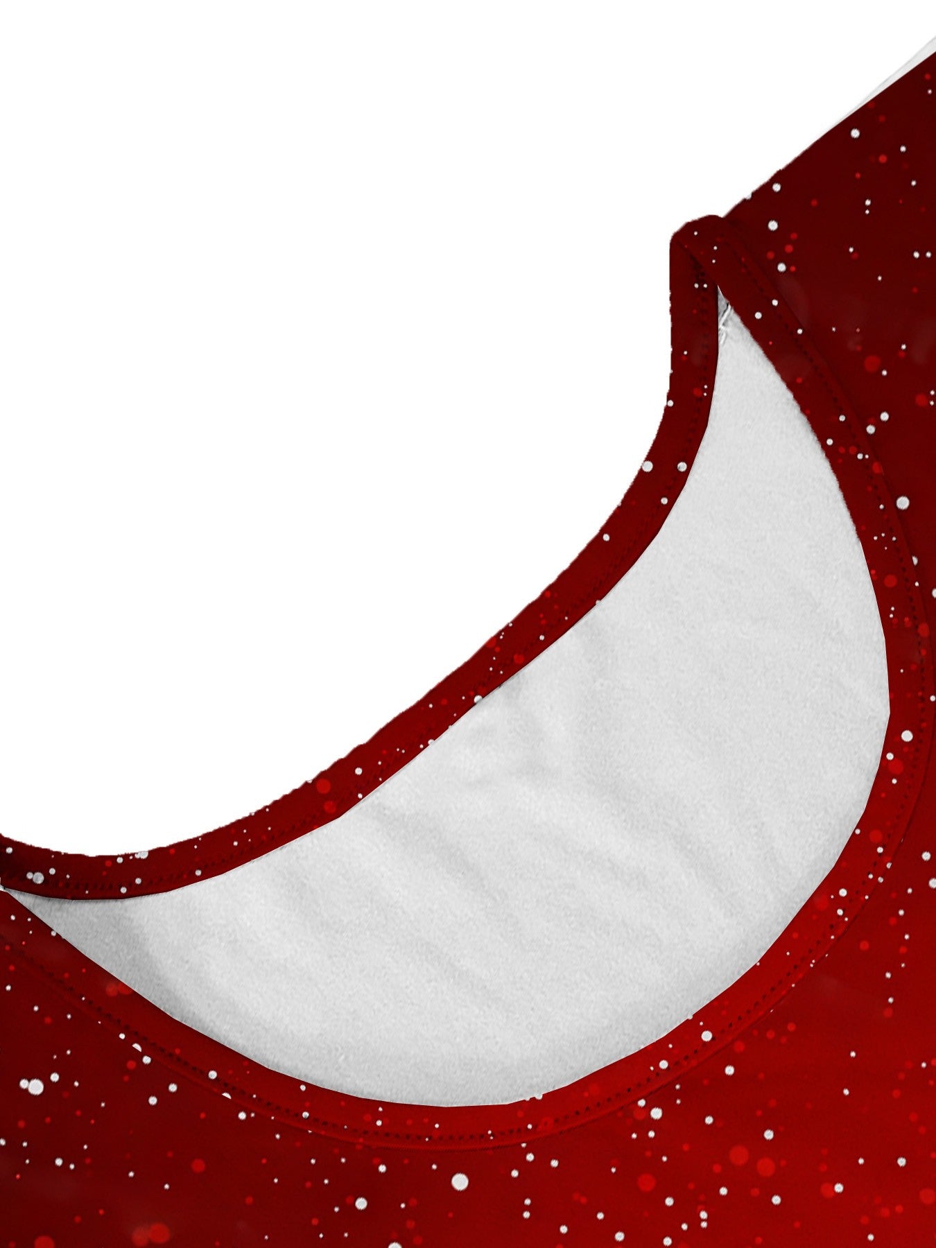 Women's Red White Christmas Print Maxi Dress Party Dress for Holiday Parties, Xmas Events & New Year's Eve A-Line Dress Y2k Tops