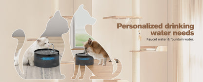 Bebedouro automático para animais de estimação 2,1L Bomba ultra silenciosa torneira para gatos adequado para cães e gatos com sensor USB elétrico
