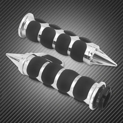 Manoplas de Guidão de Moto 1" 25mm Universal Para Harley Sportster XL1200 Touring Street Glide FLHR Dyna FXDL FLS