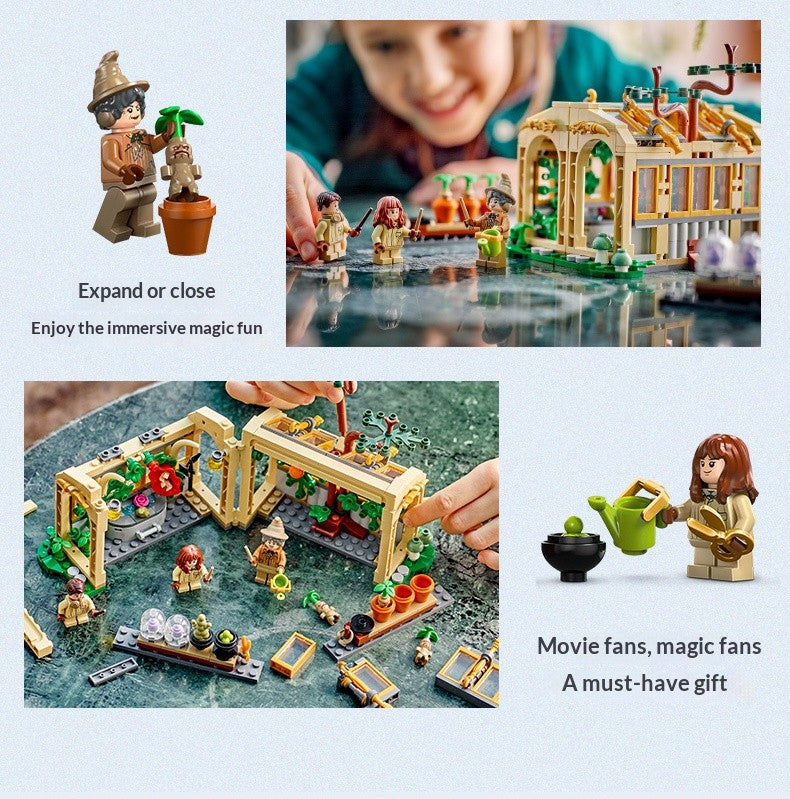 Blocos de montar Lego Castelo de Hogwarts 76445 Fênix de Dumbledore 76448 brinquedos infantis de montar presentes de Natal
