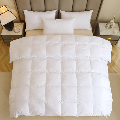 135x200/200x200/220x220/220x260cm White King Super King Thick Goose Down Duvet Comforter