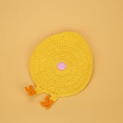 Funny Crochet Animal Coaster Finished Handwoven Coaster Coffee Cup Decor Gift