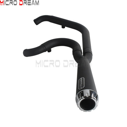 For Harley Softail Low Rider ST FXLRST 117 2025-26 Full Complete Exhaust System Swept-up Muffler Motorcycle Exhaust Pipes 2-In-1