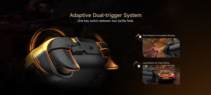 EasySMX Dune 8K Wireless Gamepad Controller, TMR Joysticks, LCD Screen, Hall Effect Triggers for PC/Steam/Switch/Phone