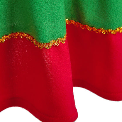 Kids Adult Christmas Clothing Set Kids Tops Pants Hat Belt Children Xmas Clothes Baby Boy Girl Birthday Outfit Elves Costume