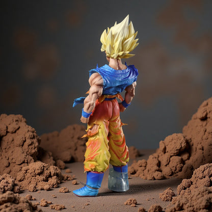 27cm Dupla Face Dragon Ball Z Son Goku Figure Super Saiyan Son Goku Bonecos de Ação Estátua de Pvc Coleção Modelo Brinquedos de Presente