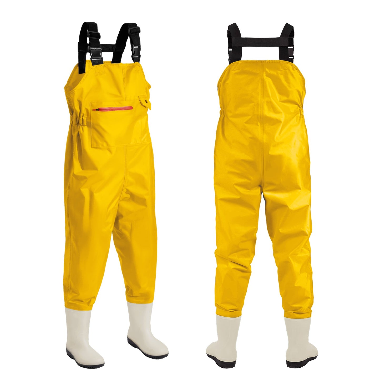Macacão de Pesca Infantil, Macacão de Pesca Impermeável com Botas, Macacão de Nylon para Crianças e Bebês