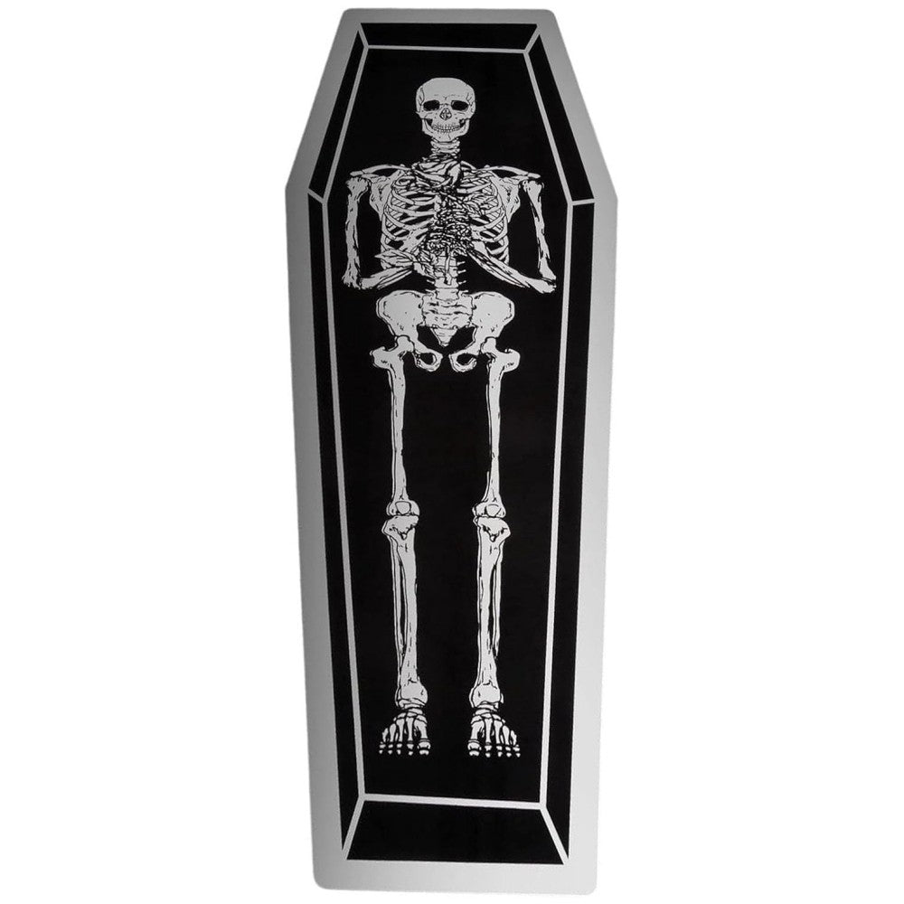 VIKAMA Halloween Gothic Coffin Rug - Soft and Comfortable for Living Room and Bedroom - Horror Theme Home Decoration
