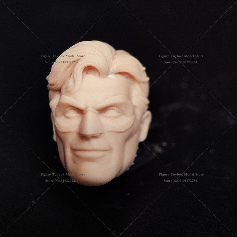 1/12 Quadrinhos Lanterna Verde Design de Máscara Escultura de Cabeça Masculina Não Pintada Guy Gardner Modelo Branco Brinquedos Para Corpo 6" Ml Shf Mezco