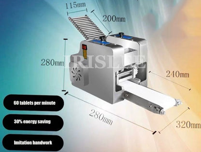 Máquina Elétrica para Fazer Massa de Dumpling Roti Wonton, sem Desperdício, Eletrodoméstico de Cozinha para Uso Doméstico