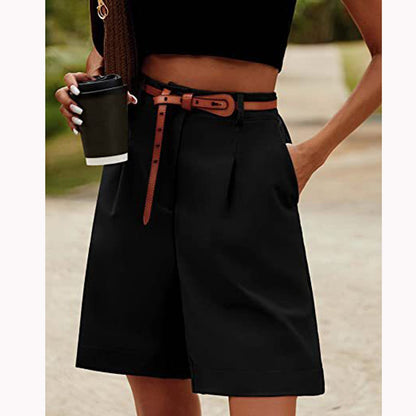 Women's Shorts With High Waisted Harajuku Shorts Casual Loose Buttons Bermuda Shorts For Women Summer Pants 2024 New