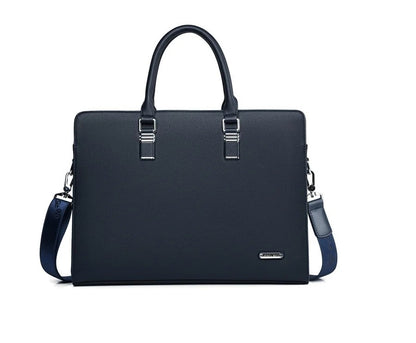 MOTAORA Genuine Leather Laptop Bag Men 14-15.6 Inch Business Briefcase Work Messenger Bag for MacBook HP Dell Acer