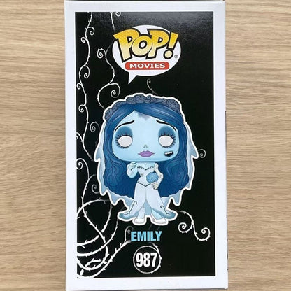 Noiva Cadáver Emily Original Funko Pop Boneca de Ação Modelo 987 Bonecos Esculturas de Vinil Edição Limitada Colecionáveis Presente de Halloween