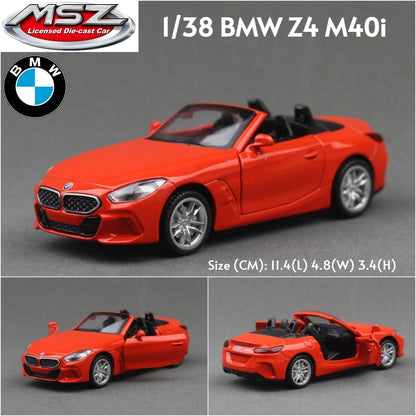 MSZ 1/43 BMW M3 M4 X6 X7 Mini Cooper SUV Carro Esportivo de Corrida Brinquedo Modelo Diecast Metal Miniatura Coleção de Fricção Presente Infantil