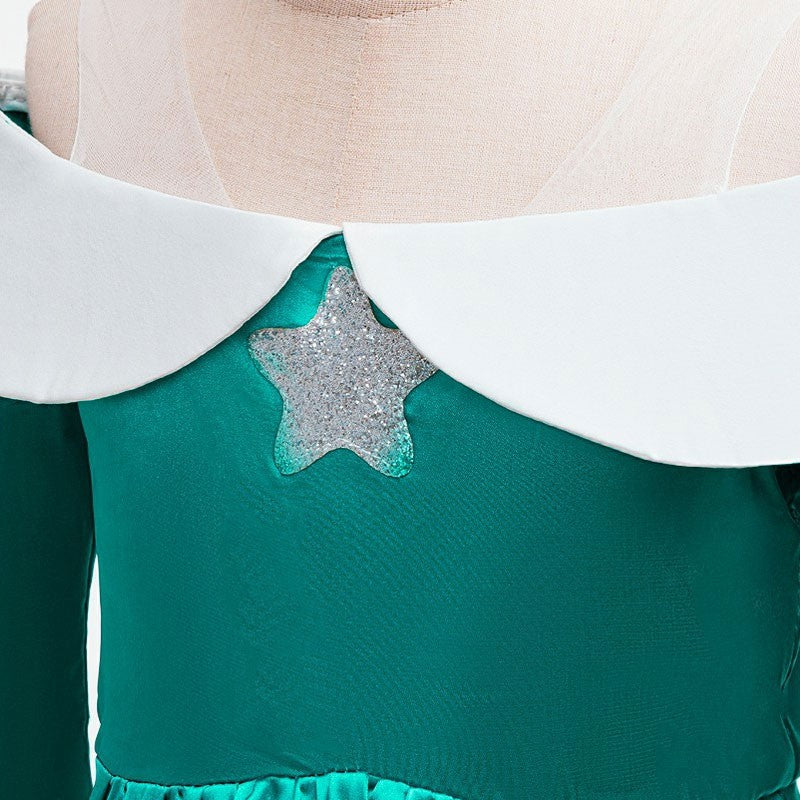 Kids Rosalina Peach Princess Dress Girls Halloween Disguise Cosplay 2026 New Movie Costume Birthday Vestido Halloween Carnival