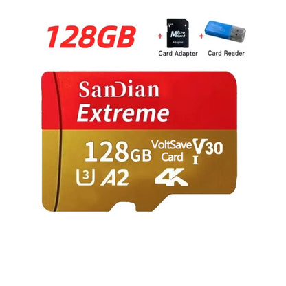 Original 128GB1TB large capacity flash memory card 512GB Class10 high-speed SD card suitable for devices such as Mac/PC/cameras·