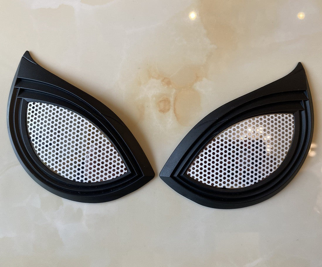 Movie Cosplay Lens Accessories For Super Bodysuit Full Mask Eyeglass Stereoscopic Color Light Halloween Carnival Party Prop Gift