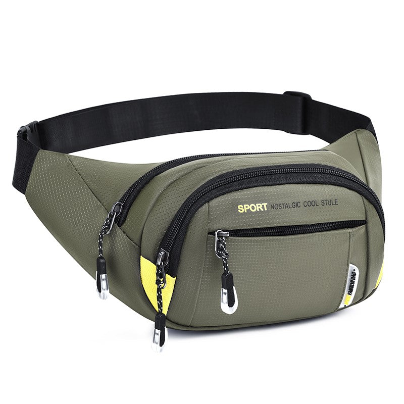 Unisex Mobile Waist Bag - Large Capacity, Water-Resistant, Durable for Work & Travel, Fashion Crossbody Pack Sports Bag