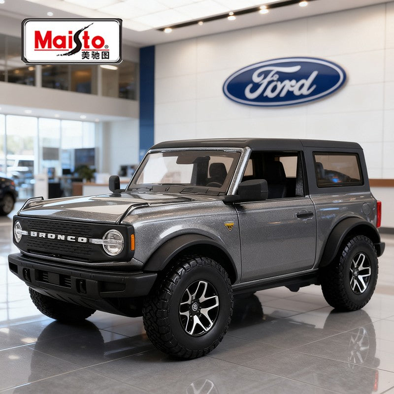 Maisto 1:24 Ford Bronco Badlands 2021 Liga Carros Diecast e Veículos de Brinquedo Modelo de Carro em Miniatura para Crianças