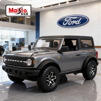 Maisto 1:24 Ford Bronco Badlands 2021 Liga Carros Diecast e Veículos de Brinquedo Modelo de Carro em Miniatura para Crianças