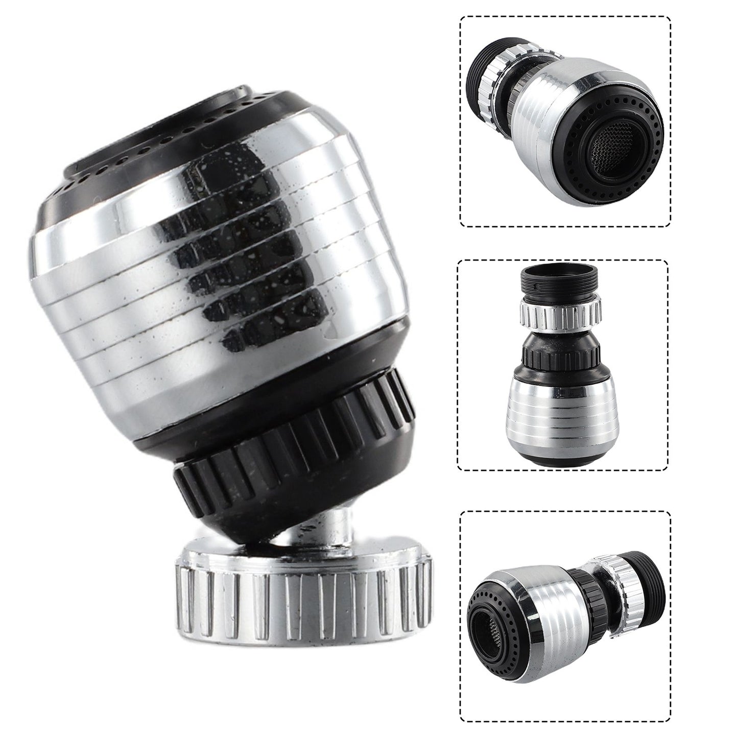 Aerador de Torneira Giratória de 360 Graus para Economia de Água, Bico de Filtro Extensor para Cozinha, Ferramentas de Cozinha