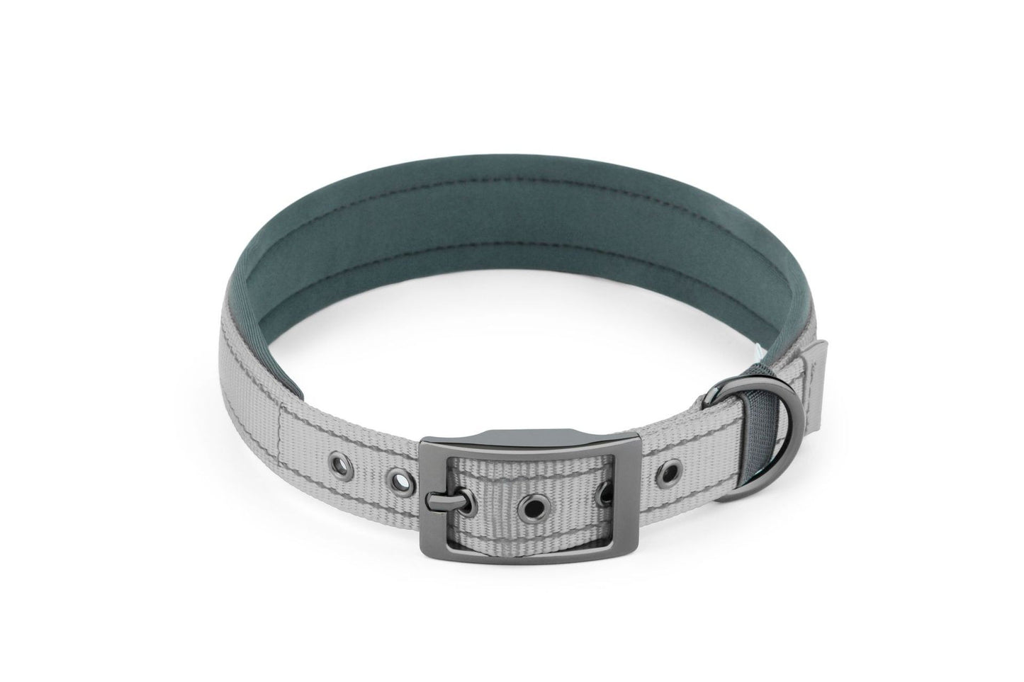 Coleira de cachorro para ambientes externos Fivela de metal Coleira de nylon respirável Coleira de pescoço de alta qualidade para cães de médio e grande porte