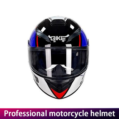Capacete Fechado Bluetooth Retro para Motocicleta, Quatro Estações, Quente de Inverno, Antiembaçante, com Fone de Ouvido para Corridas de Rua