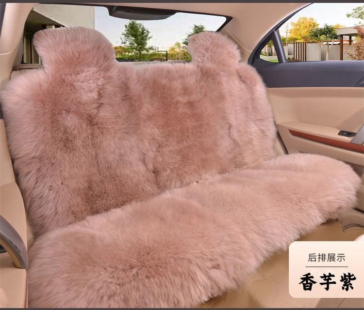 1 Peça Quente Pelúcia Capas de Assento de Carro Universal Longa Lã de Pelo Capa de Assento Dianteiro de Carro Protetor Almofada Tapete para Acessórios de Carro Almofada de Assento de Carro